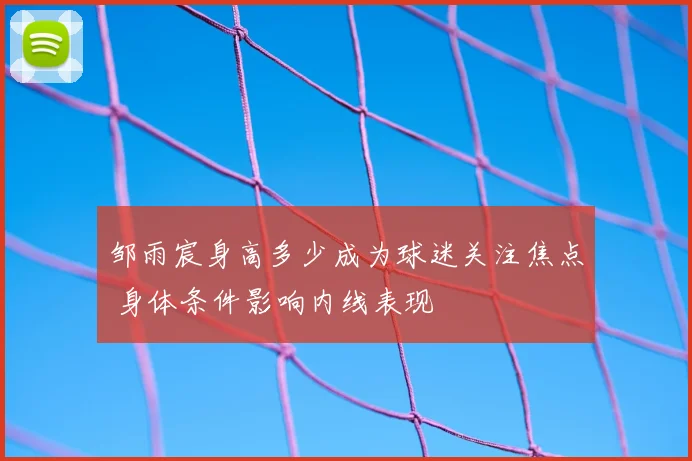 邹雨宸身高多少成为球迷关注焦点 身体条件影响内线表现