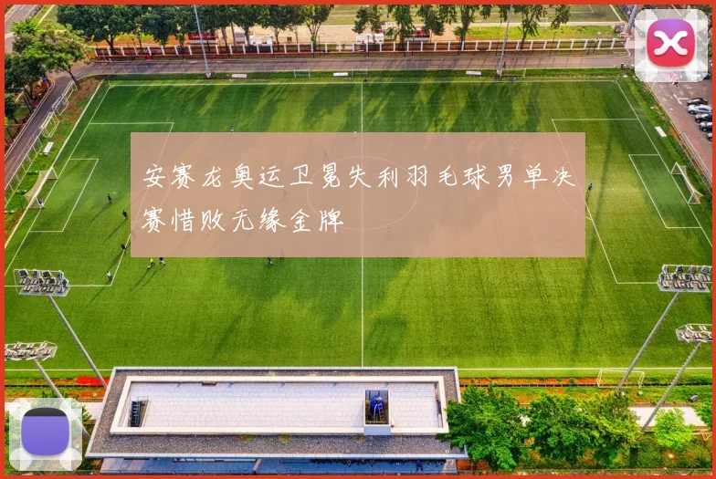 安赛龙奥运卫冕失利羽毛球男单决赛惜败无缘金牌